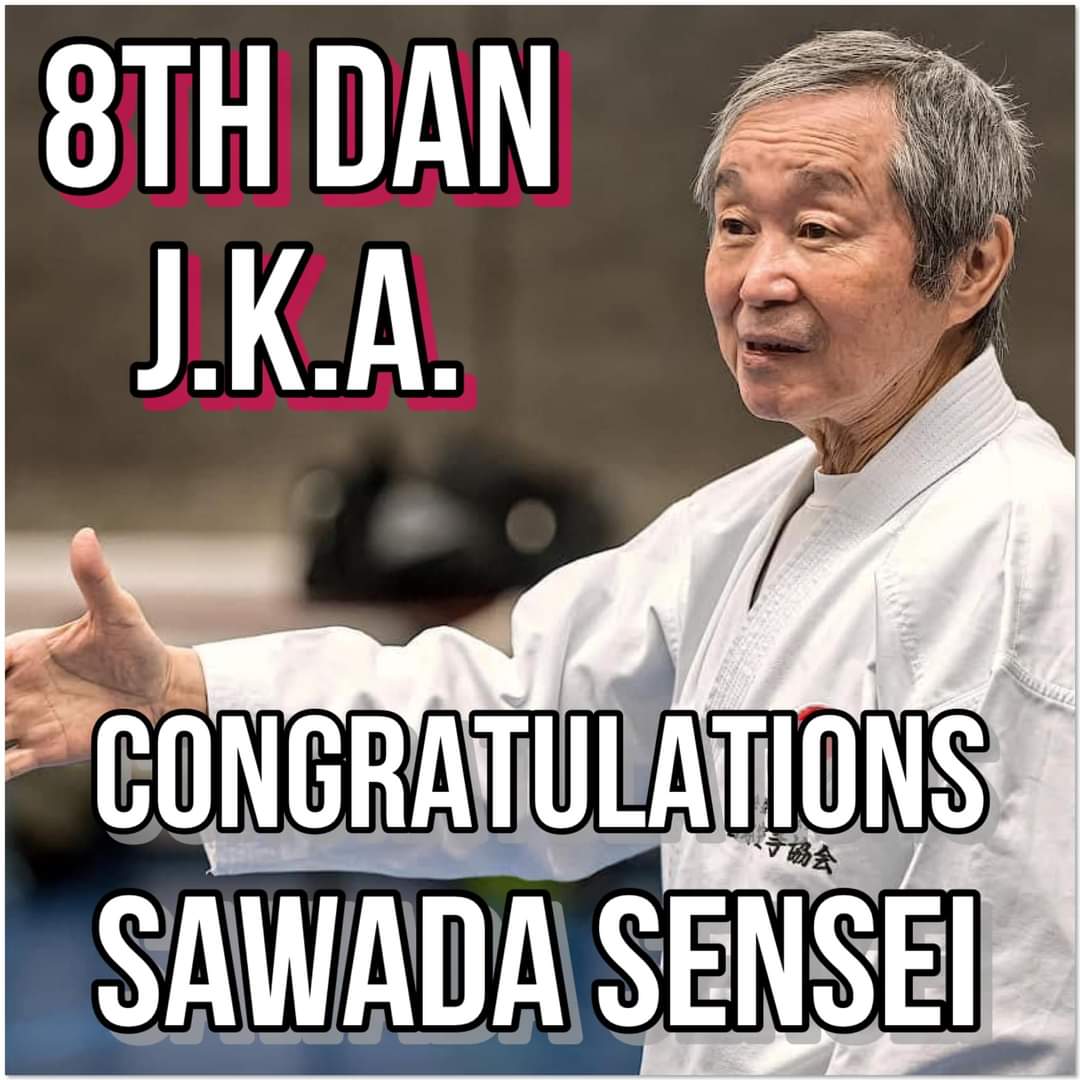 Proficiat Sensei Sawada 